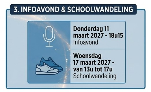 INFOAVOND en SCHOOLWANDELING
