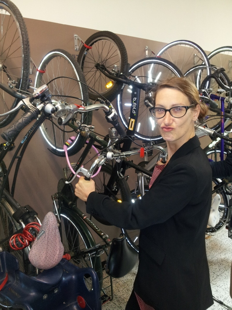 Ook heel wat leerkrachten gebruiken de fiets om naar school te komen
